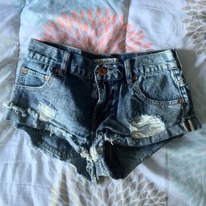 jean shorts